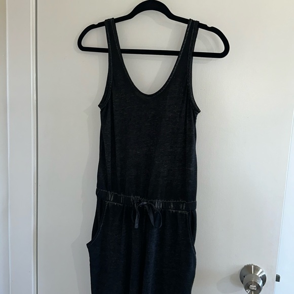 ✨ Grey Washed Tank Jumpsuit ✨ - Picture 2 of 3